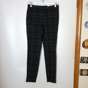 NWT Style & Co Womens Black Gray Mid Rise Ponte Pants Size S SMALL New with Tags